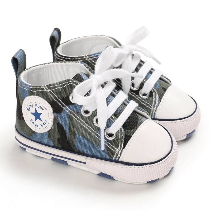 Baby / Toddler Camouflage lace-up Canvas Prewalker Shoes